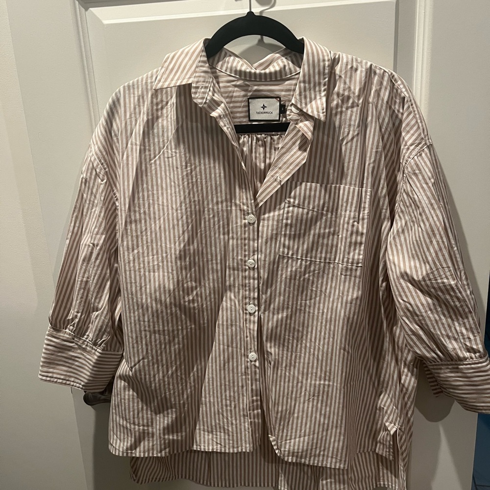 Striped Beige Shirt